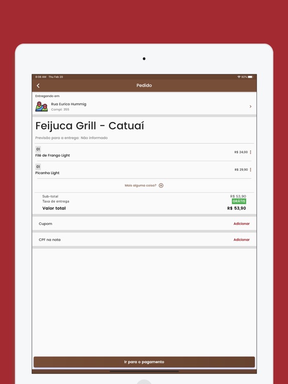 Screenshot #5 pour Feijuca Grill