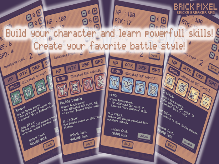 Bricks Pixel - Monster RPG