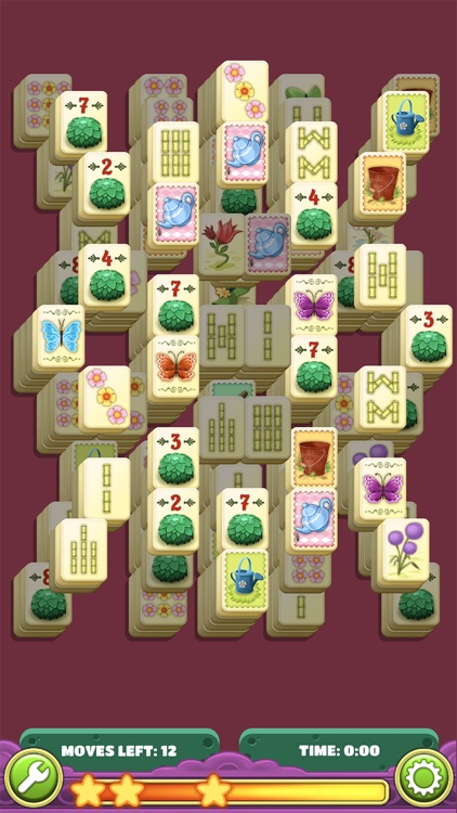 Mahjong Flower Garden Puzzle