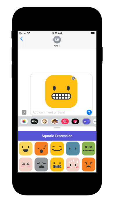 Screenshot #2 pour Squarie Stickers for iMessage