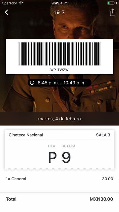 Cineteca Nacional Cartelera iPhone screenshot 6 - Entertainment app