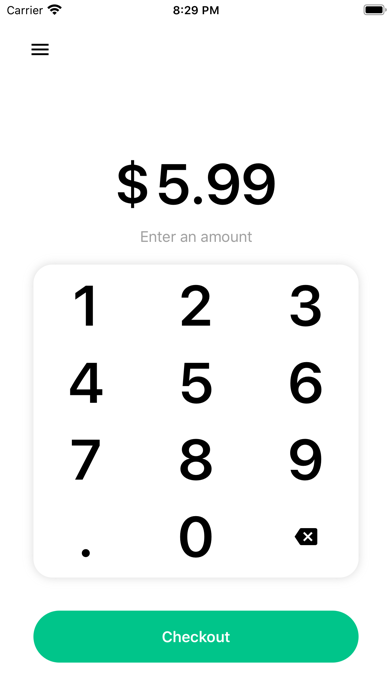 Bitcoin Cash Register Screenshot