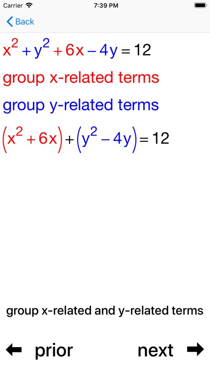 Circles and Equations