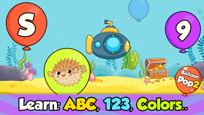 Balloon Pop Toddler Game: ABC screenshot 2