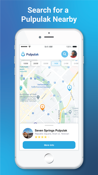 Pulpulak: free water fountains Screenshot
