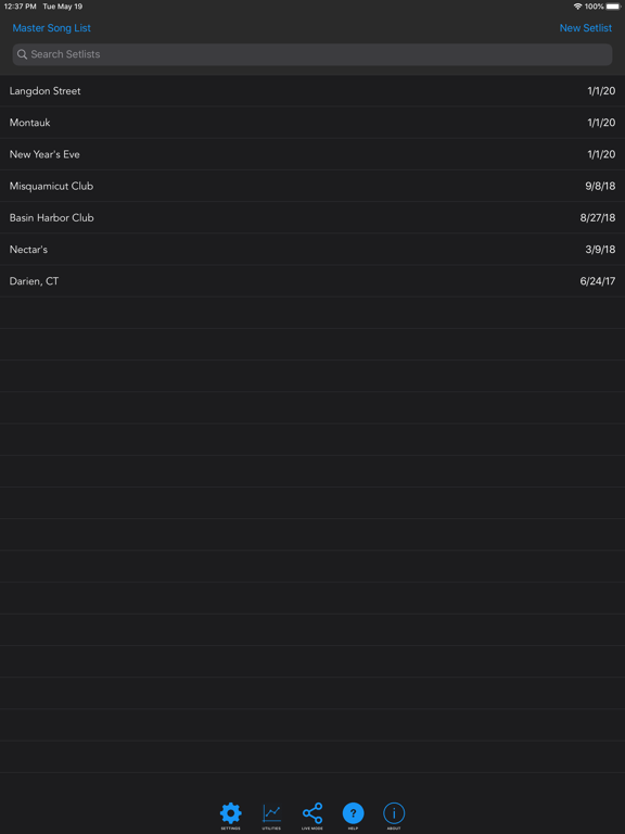 Set Genie – Setlist Helper iPad screenshot 8 - Music app