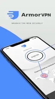 armor vpn -ultra fast & secure iphone screenshot 1