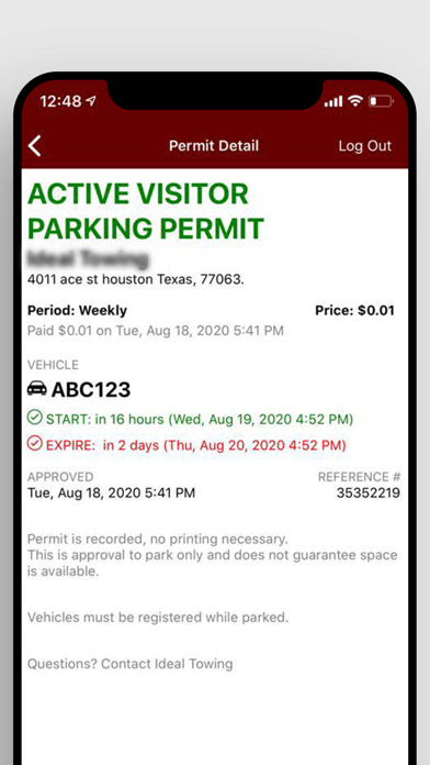 Smart-Parking Screenshot