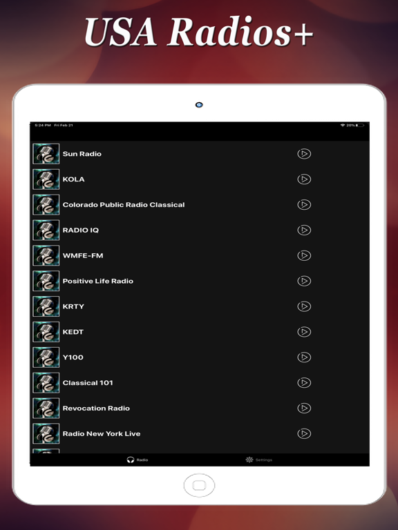 Screenshot #4 pour USA Radios+