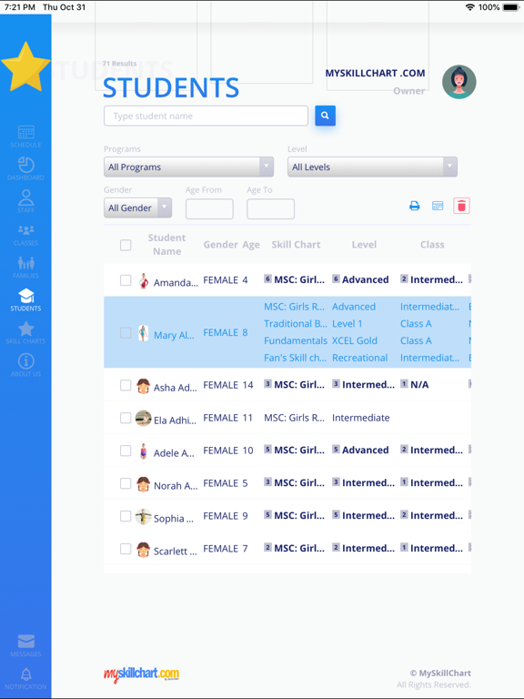 Screenshot #4 pour MySkillChart