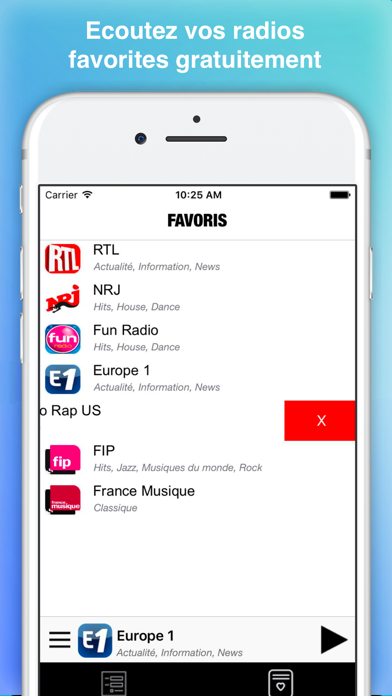 Screenshot #2 pour Radios France : radio FM