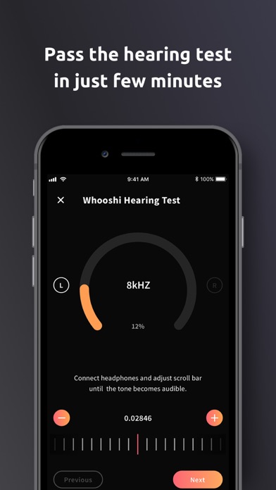 Screenshot #3 pour WHOOSHI Personal Audio Player