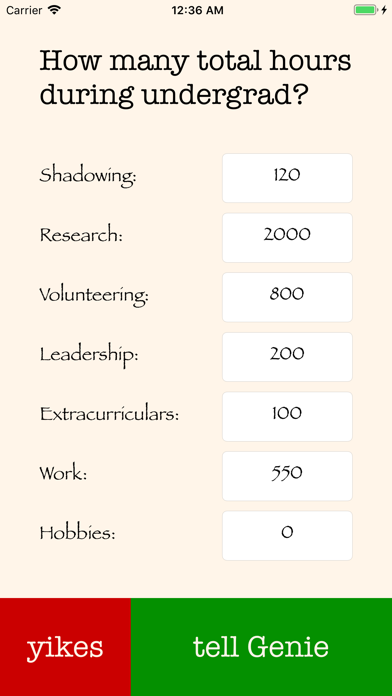 App screenshot