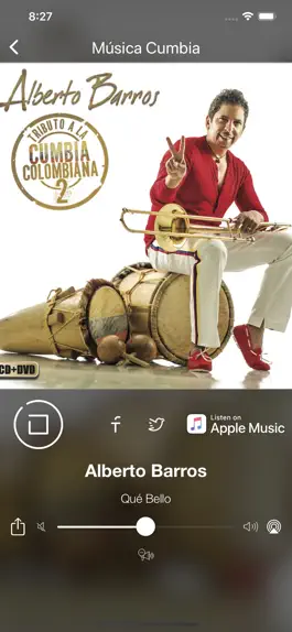 Game screenshot Música Cumbia Radios hack