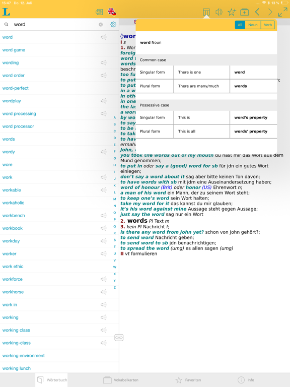 Großes Englisch Wörterbuchのおすすめ画像5