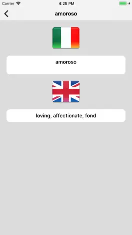 Game screenshot Italian Dictionary - English apk