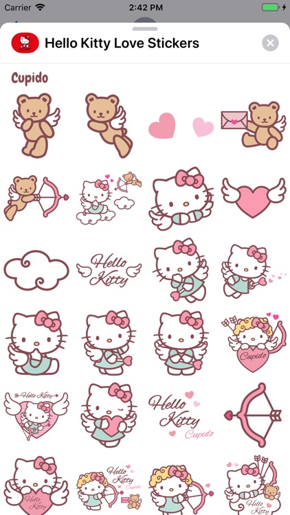 Hello Kitty Love Stickers screenshot-3