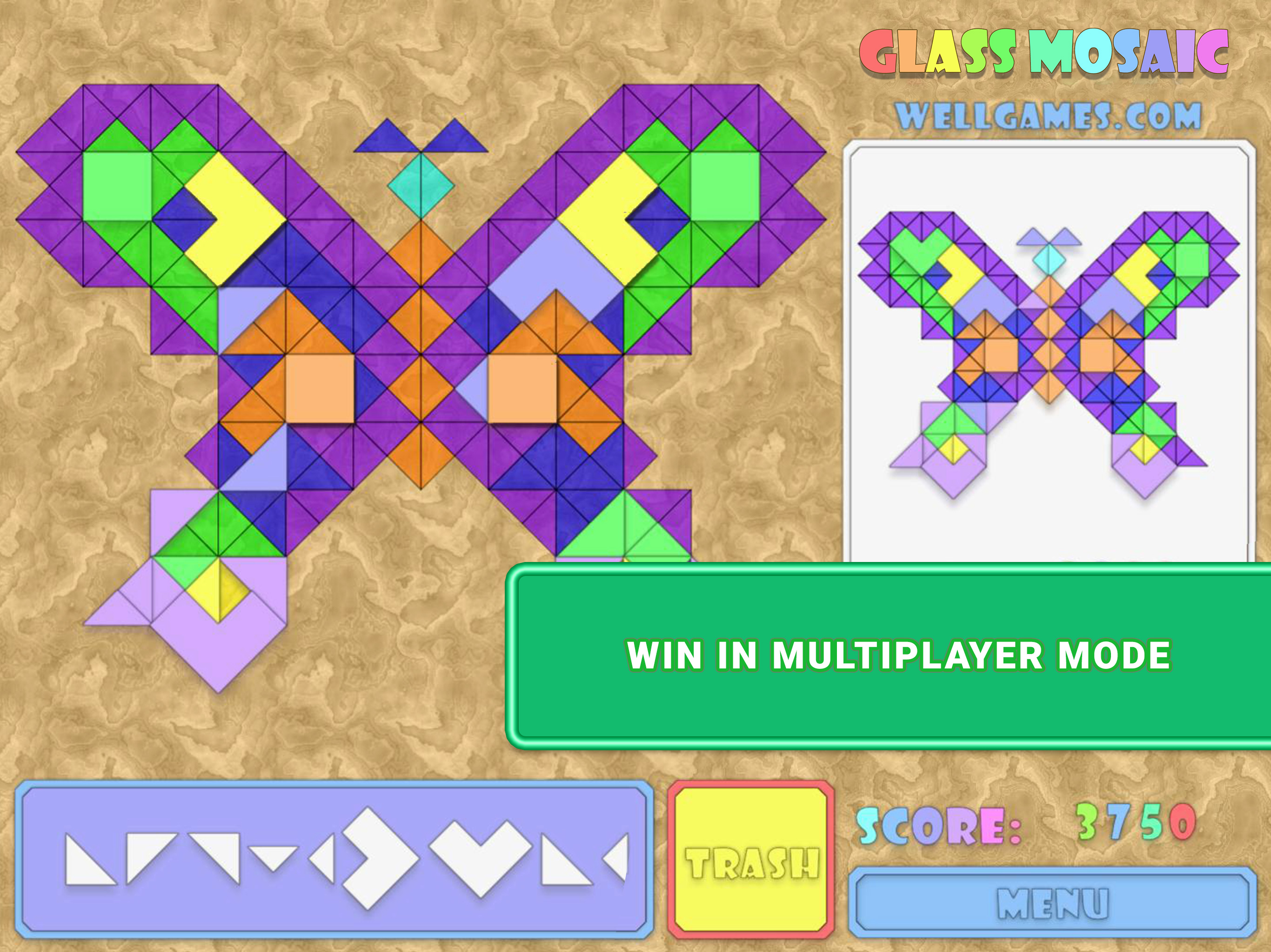 Glass Mosaic: Jigsaw Puzzle