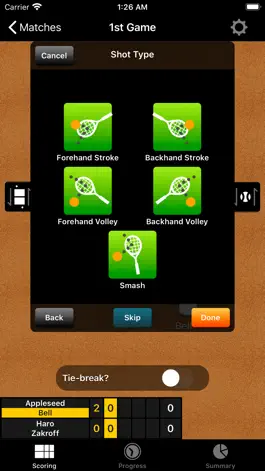 Game screenshot TennisRecord apk