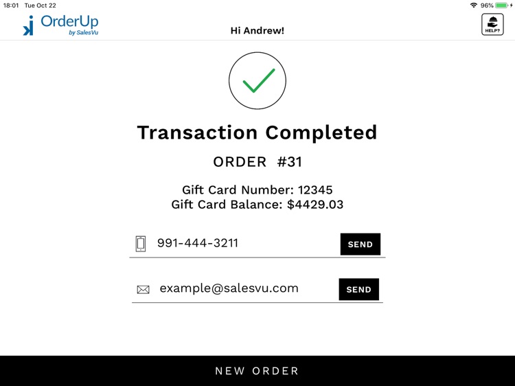 OrderUp by SalesVu screenshot-6