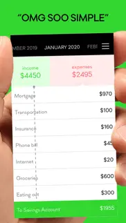 monthly 3 - personal budget iphone screenshot 1