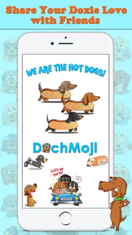 Game screenshot DachMoji: Dachshund Stickers mod apk