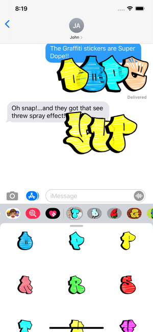 GRAFFITI THROW-UP LETTERS