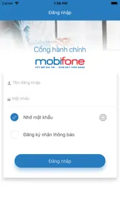 Cổng hành chính screenshot #1 for iPhone