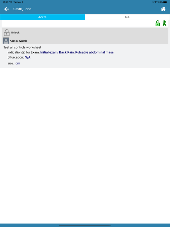 Qpath E Mobile iPad screenshot 7 - Medical app
