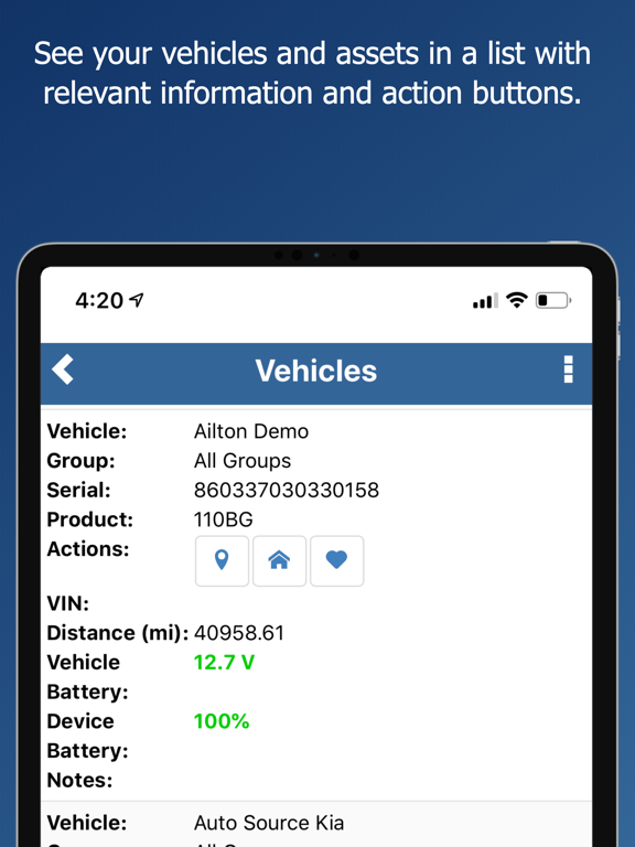 Screenshot #6 pour GPS Track Services