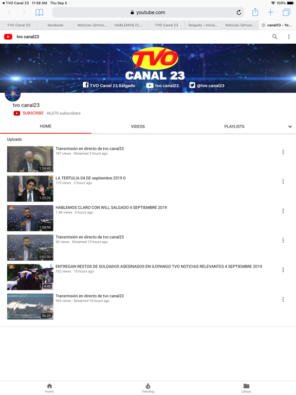 TVO Canal 23 iPad screenshot 4 - Entertainment app
