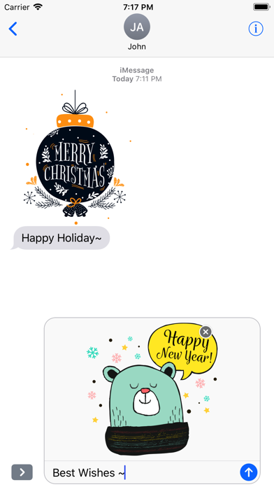 Hand Drawn Vintage Christmas Screenshot