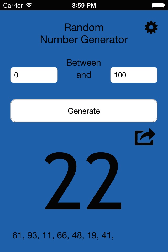 The Random Number Generator screenshot 3