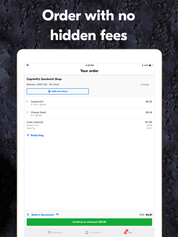 Grubhub: Food Delivery screenshot 4