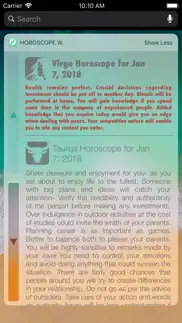horoscope widget iphone screenshot 3