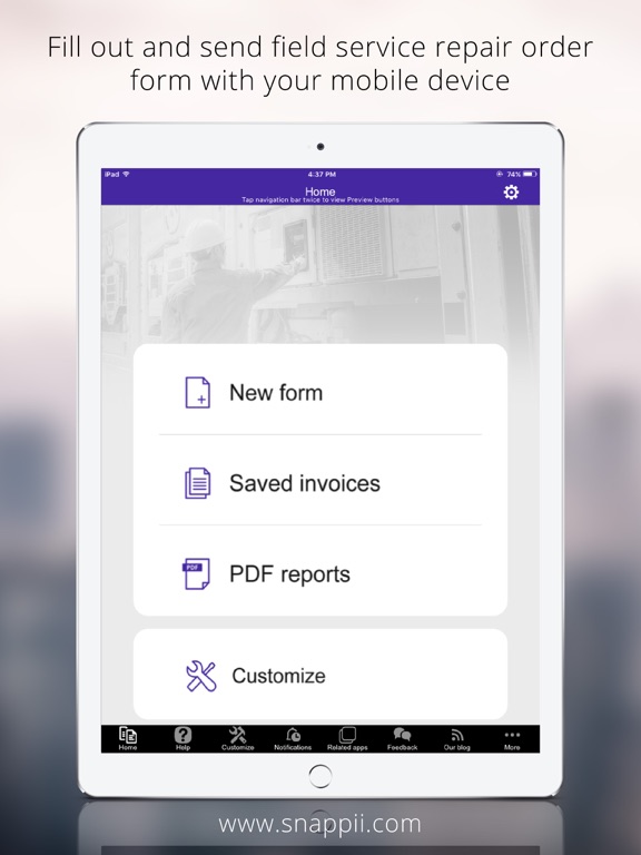 Screenshot #4 pour Field Service Repair Order
