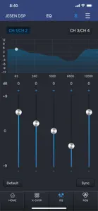 JENSEN DSP AMP SMART APP screenshot #9 for iPhone