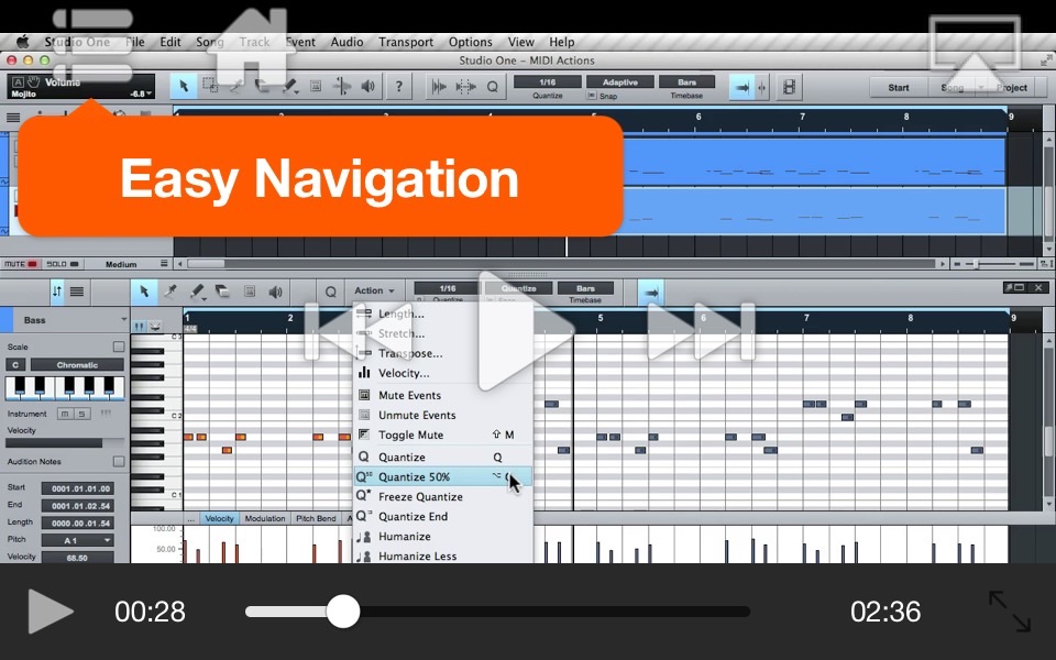 Adv MIDI Course for Studio One screenshot 3