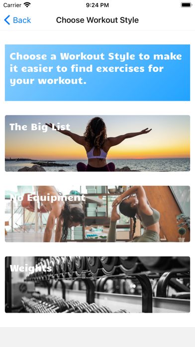 Workout Plan Fitness Trainer Screenshot