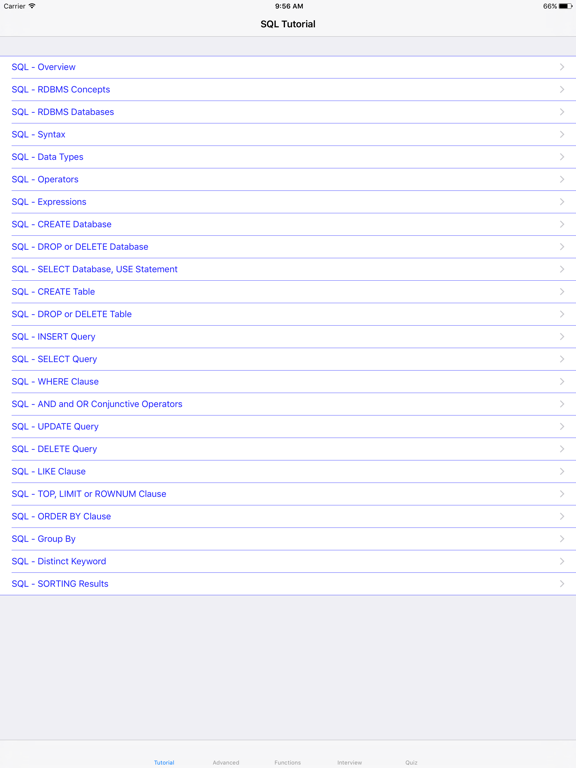 Screenshot #4 pour Learn SQL-Interview|Manual