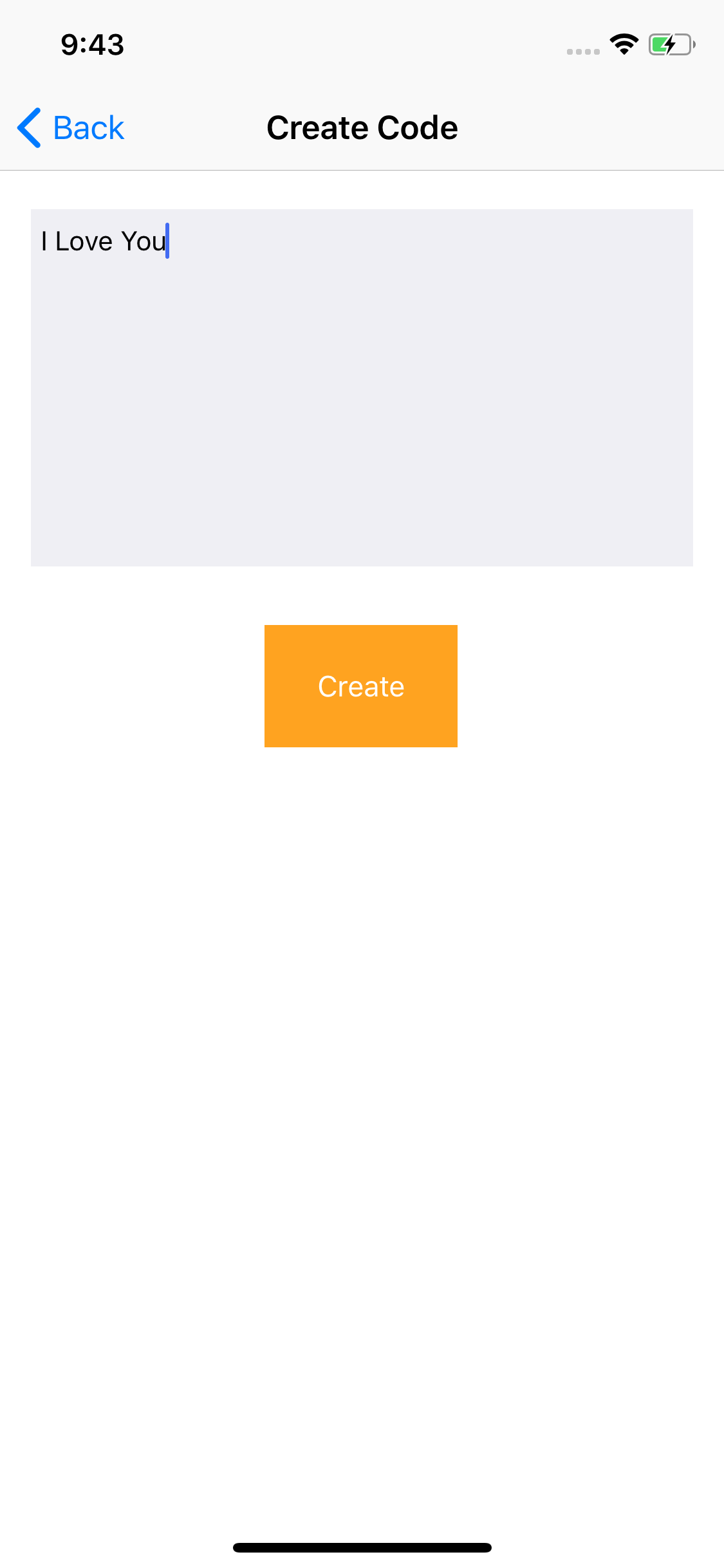 QR Code Scanner.