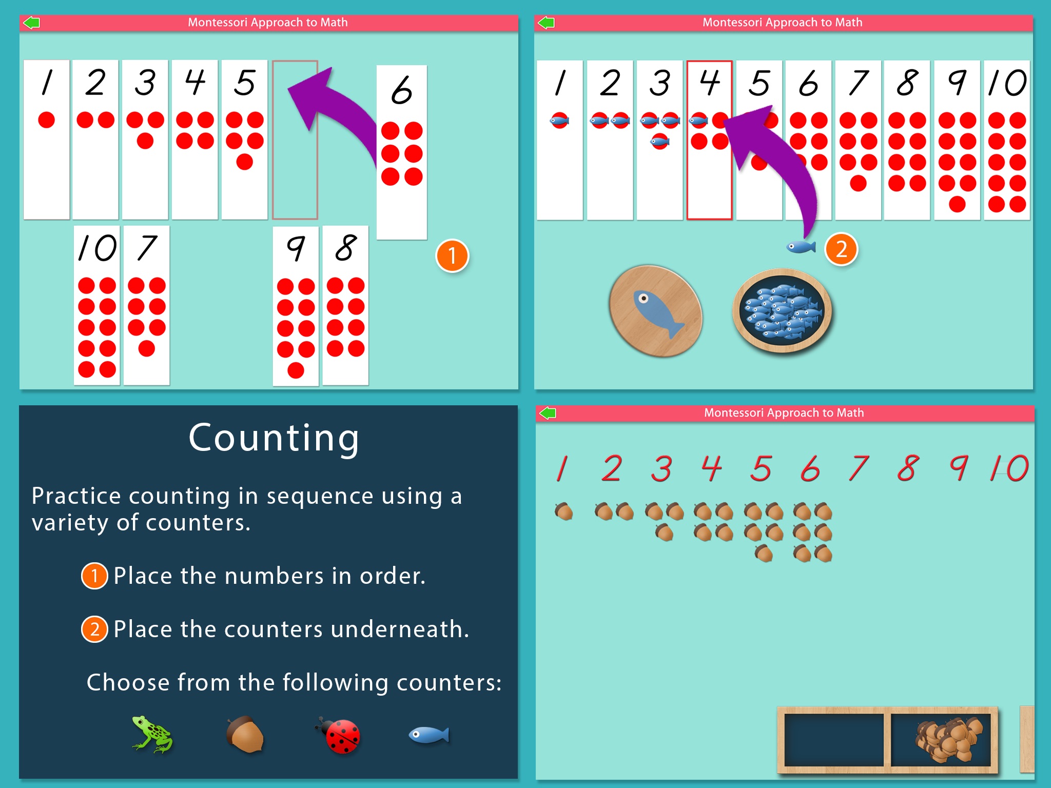 Montessori Preschool Counting screenshot 3