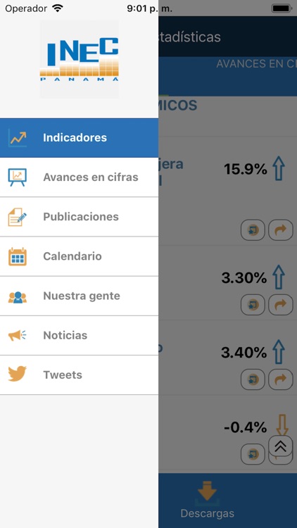 INEC Panamá-Estadísticas