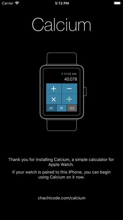 Calcium: The Watch Calculator