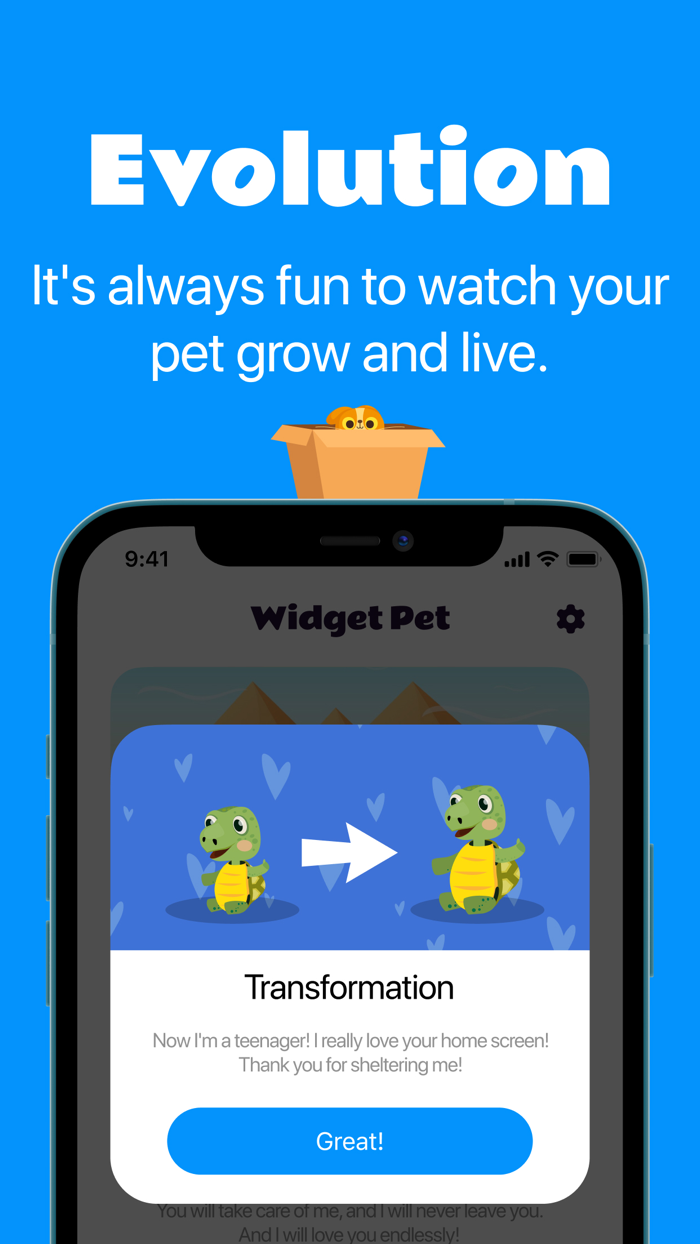 Cute Widget - My Virtual Pet