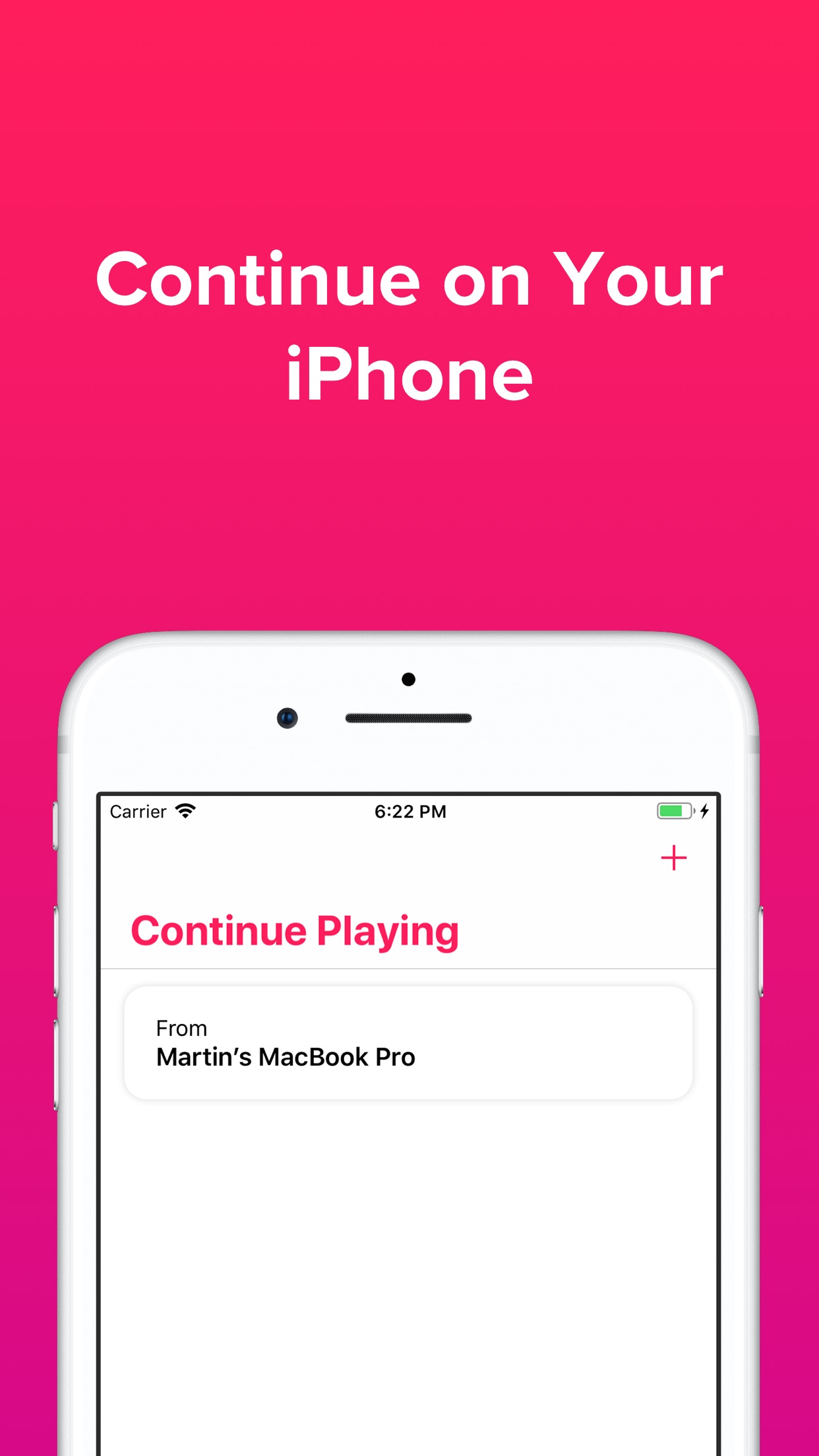 Screenshot do app PlayOff