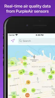 air quality reader iphone screenshot 1