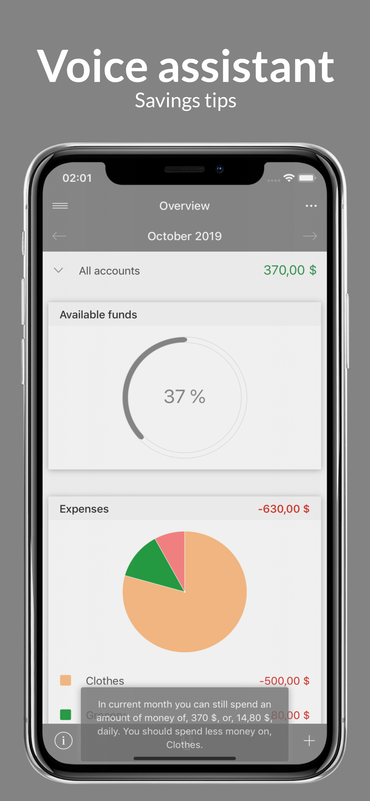 SayMoney - Budget & Expenses