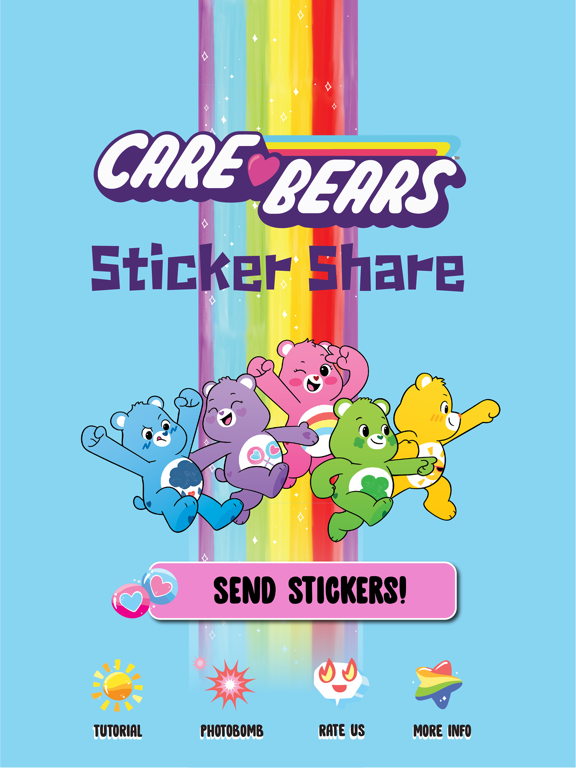 Screenshot #4 pour Care Bears Sticker Share