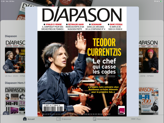 Diapason Magazine iPad app afbeelding 4